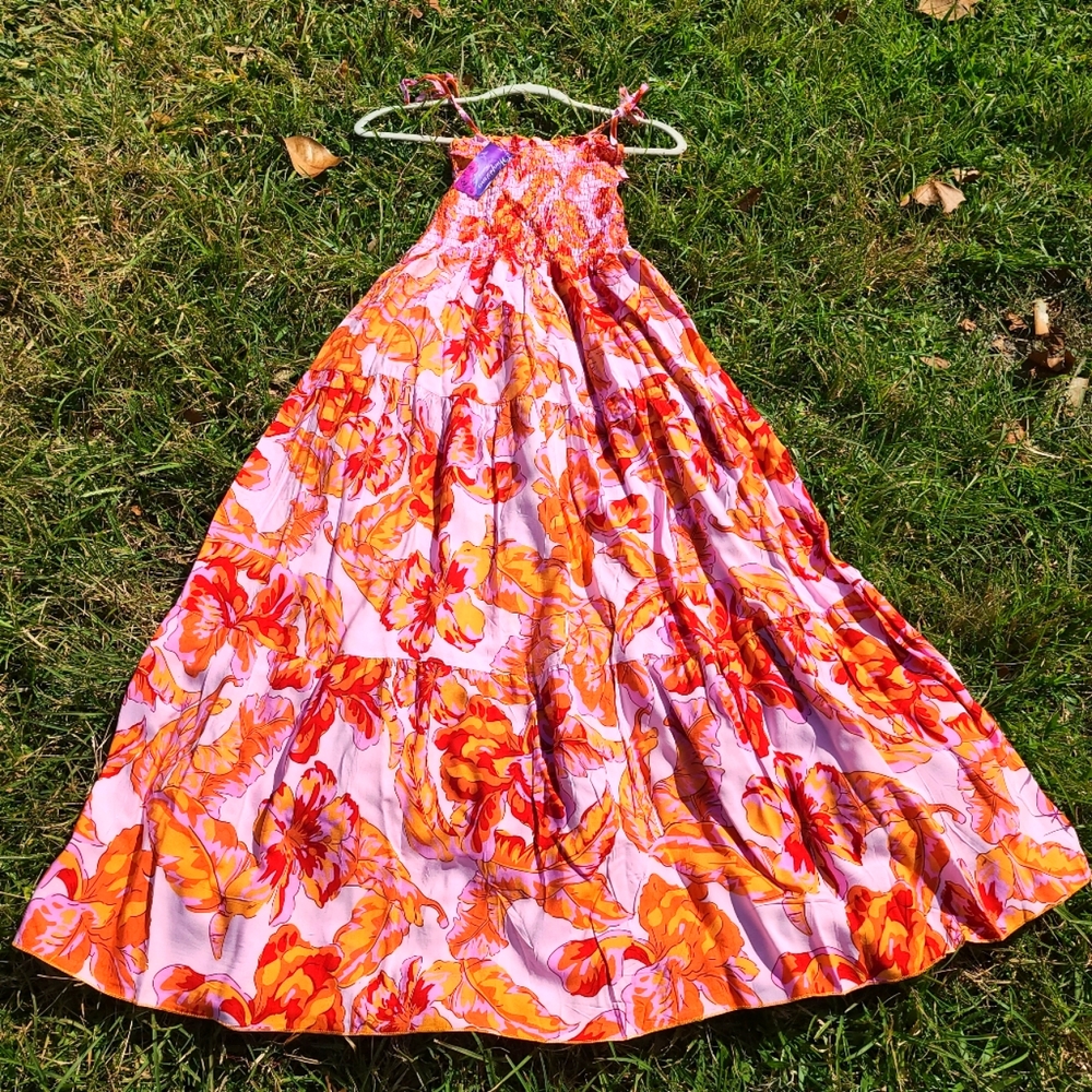 Floral Dress For Women ❤️🧡